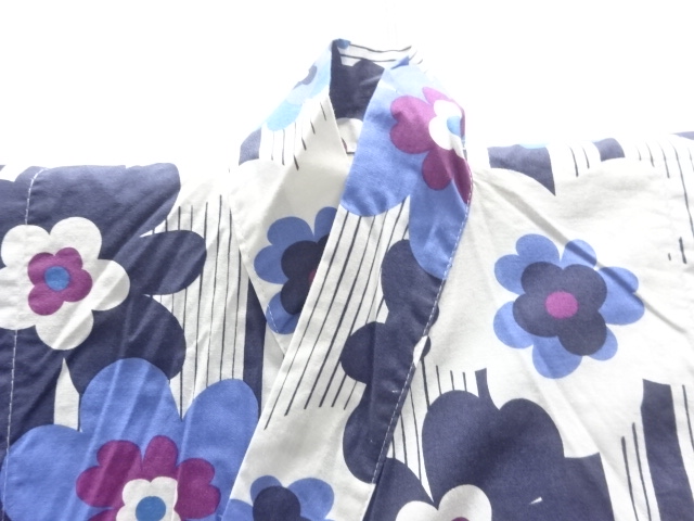  花模様子供浴衣